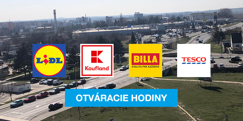 Otváracie hodiny supermarketov v Senici