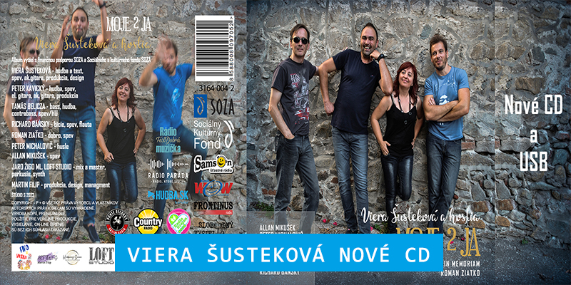 Viera Šusteková s novým CD Moje 2 JA