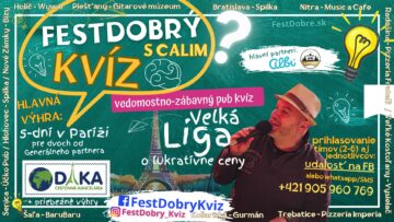 Fest dobrý kvíz v Sotinskej besede 22. 04. o 19:00 hod